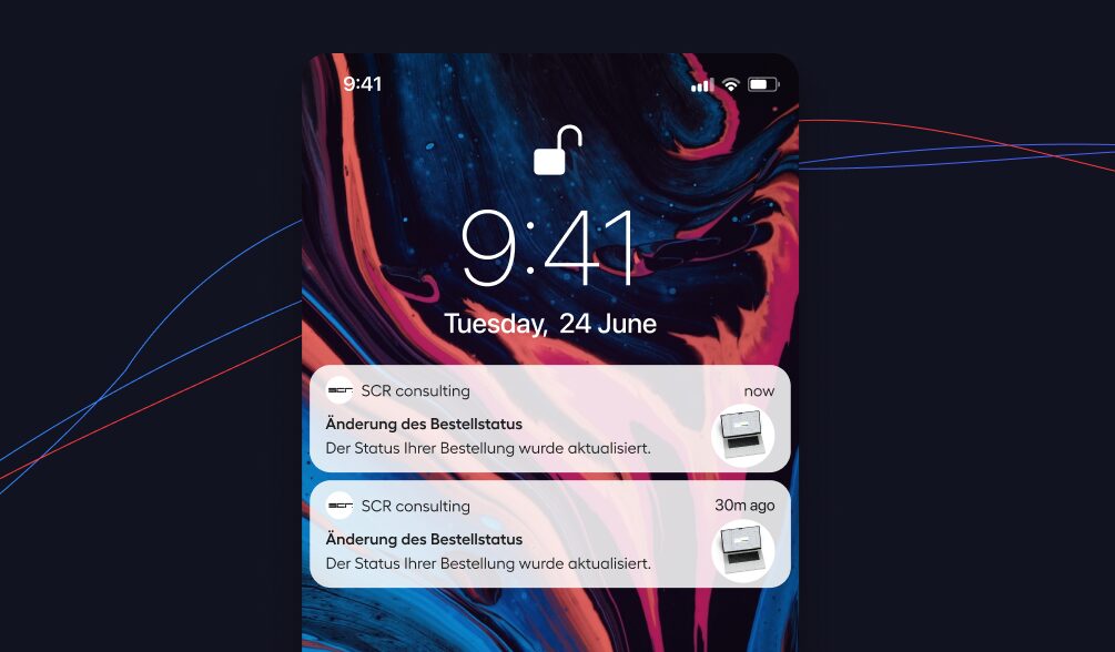 B2B Portal — Benachrichtigung